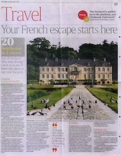 Article dans The Times